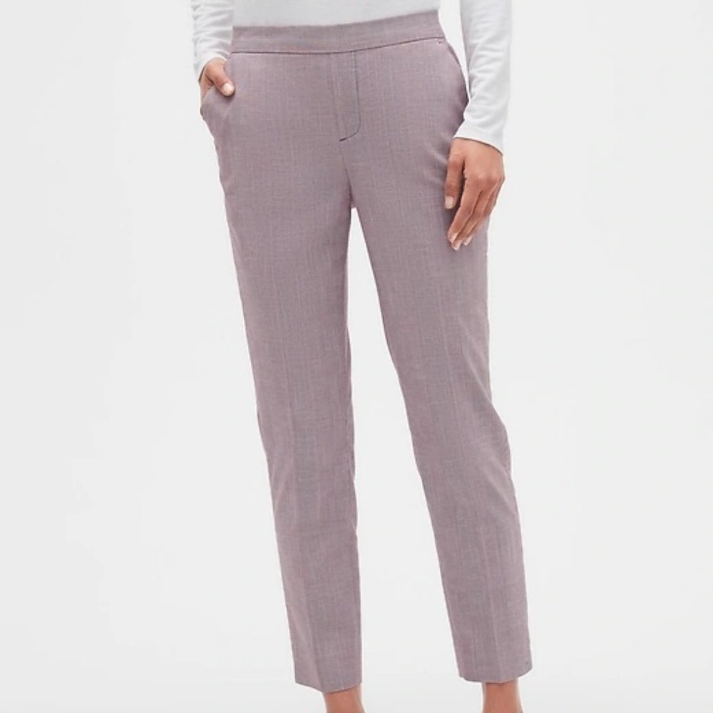 Banana Republic Factory Plaid Ankle Pant